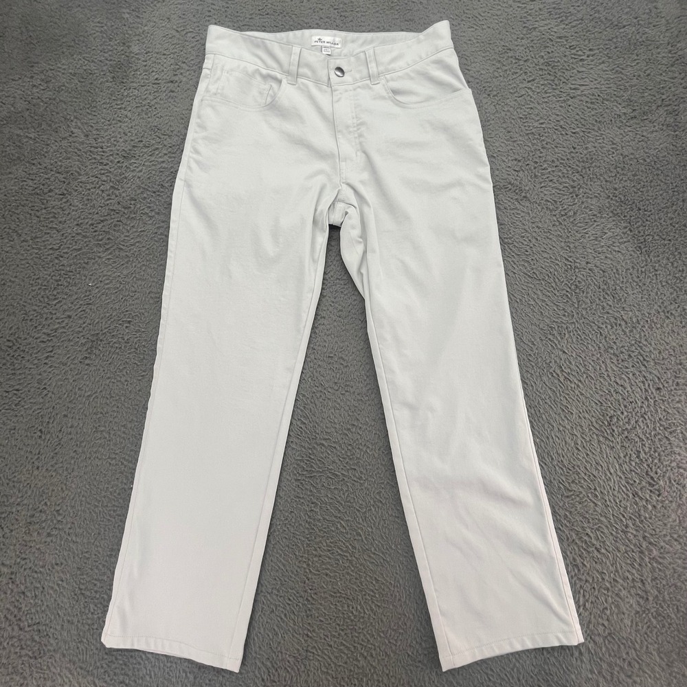 Peter Millar British Gray Chinos 32x27